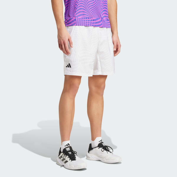 Blanco Shorts Club para Tenis Estampados