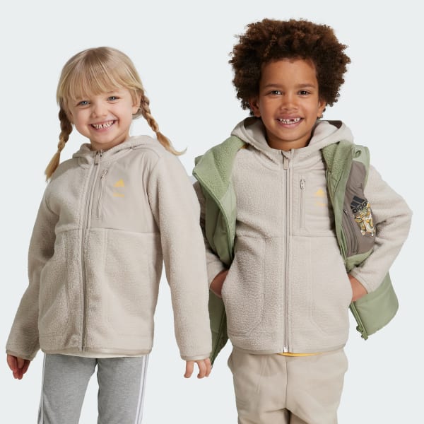 สีเบจ เสื้อแทรค adidas Disney Lion King