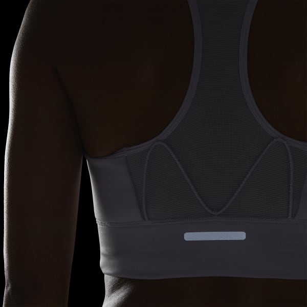 Fioletowy Medium-Support Running Pocket Bra