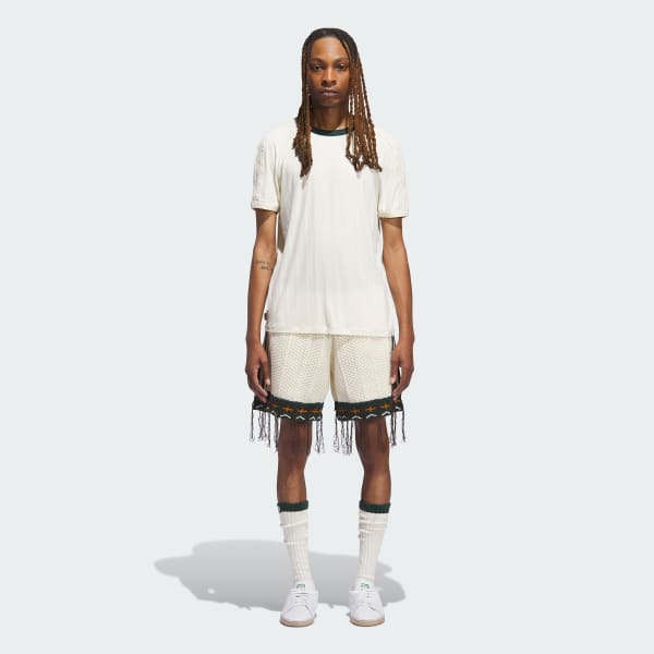 adidas Clot Crochet Shorts by Edison Chen - White | Free