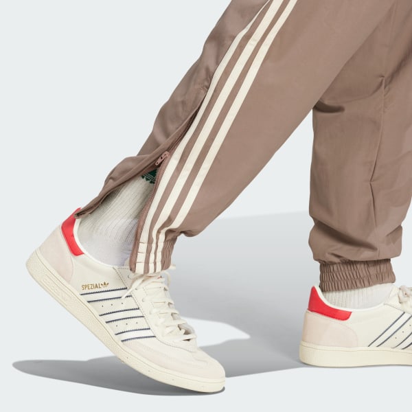 adidas Adicolor Woven Firebird Track Pants - Brown | Free