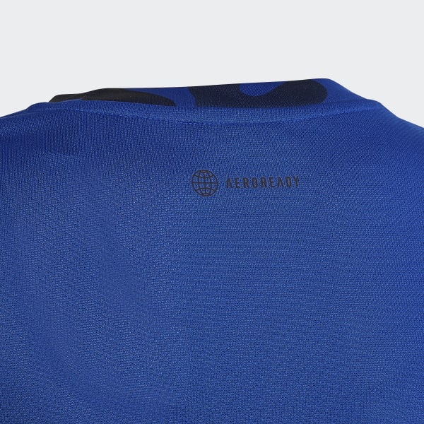 Blue Designed to Move Camo T-Shirt T1626