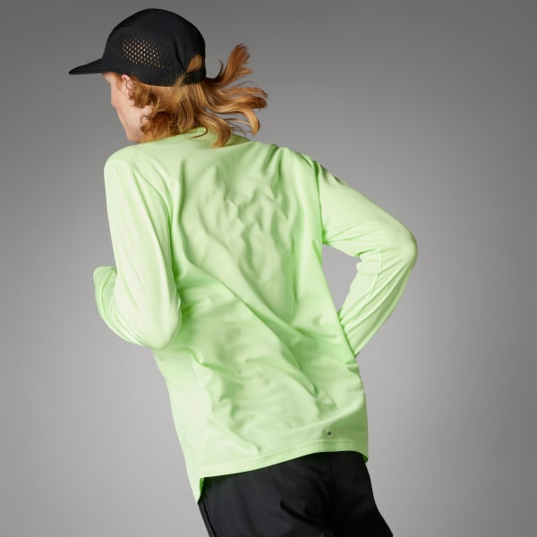 Green Run It Long Sleeve Tee