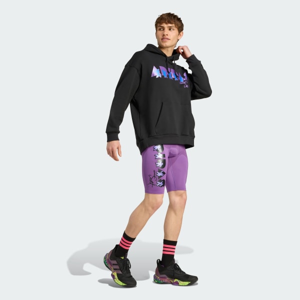 Purple adidas x Jeremy Scott Bike Short