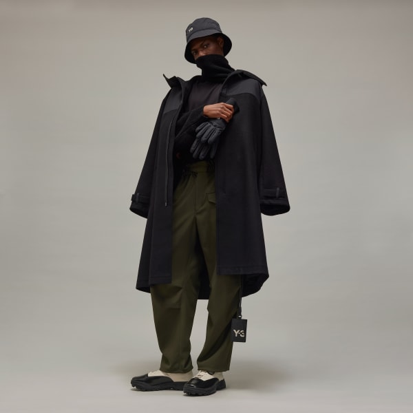 Green Y-3 Sport Uniform Straight Leg Pants