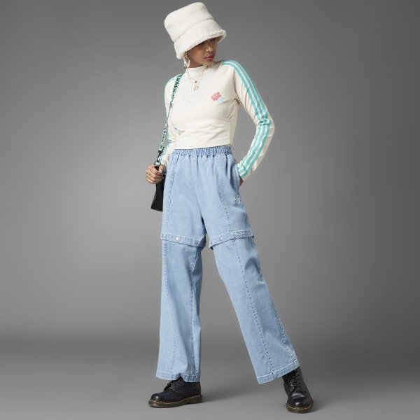 adidas Originals Warped Top - Beige | Free Shipping with adiClub