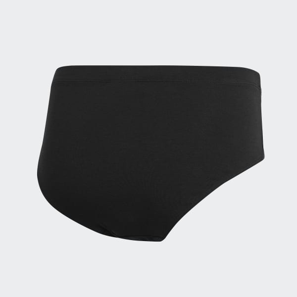 Black Adicolor Comfort Flex Cotton Hipster Briefs HPO38