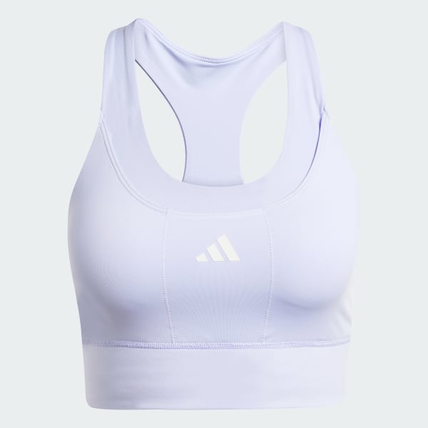 Purple Run Pocket Medium Support Bra