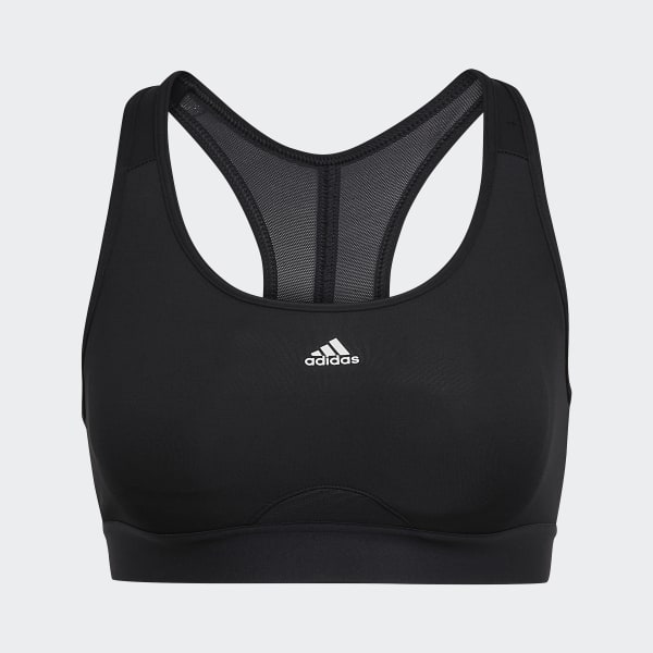 adidas Powerreact Training Medium-Support Bra - Black