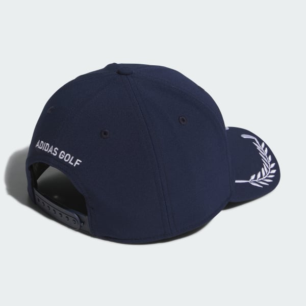 Blue Graphic Flat-Brim Cap