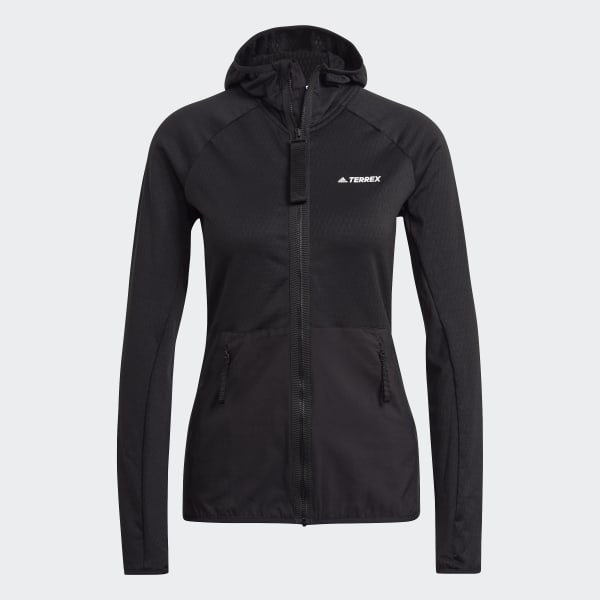 Negro Chaqueta de Senderismo Liviana con Capucha Terrex Tech Flooce