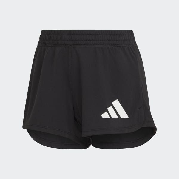 Black Pacer 3-Bar Knit Shorts