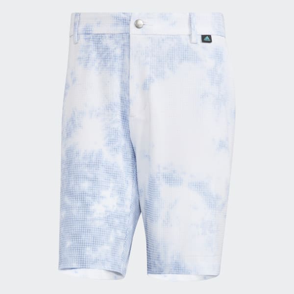White Play Green Spray-Dyed Shorts