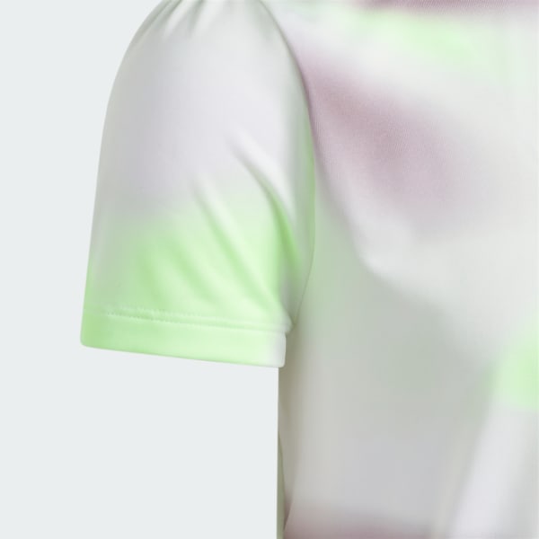 Πράσινο Girls' Allover Print Polo Shirt