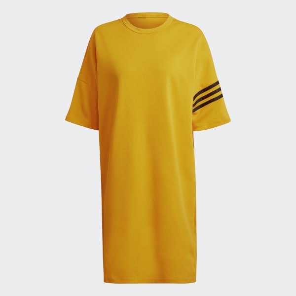 Żolty Adicolor Neuclassics Tee Dress