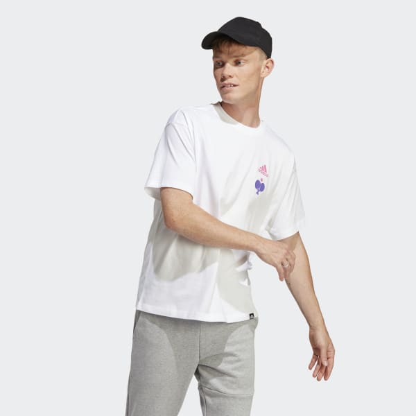Hvid Graphic T-shirt