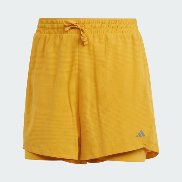adidas Shorts Hiit Heat.Rdy Two-In-One Amarelo
