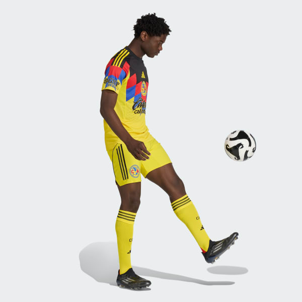 Amarillo Shorts auténticos Local Club América 25/26
