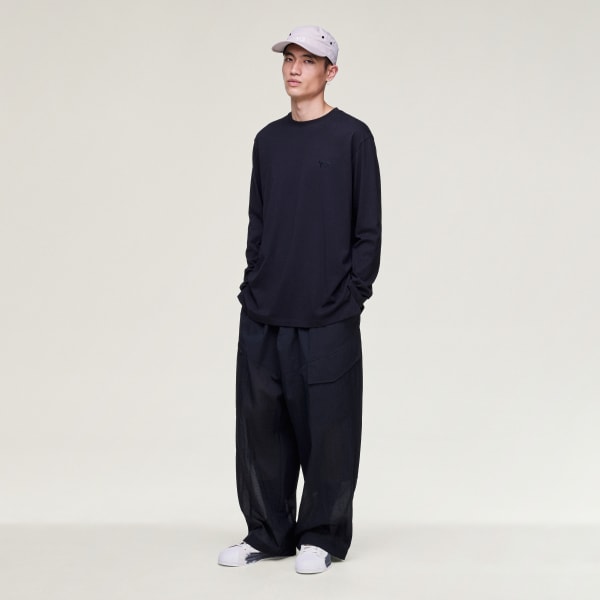 Sort Y-3 LOGO LONG SLEEVE T-SHIRT
