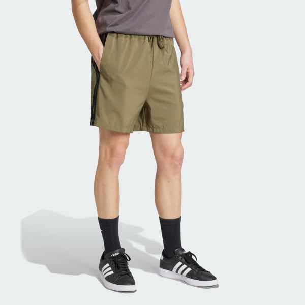 zelená Šortky Essentials 3-Stripes Chelsea