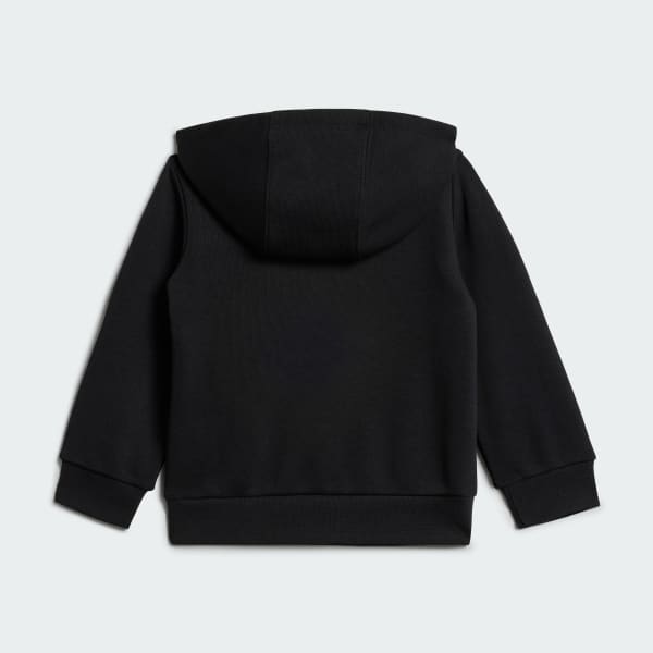 Negro Conjunto Adicolor Sudadera con Gorro y Pants Niños