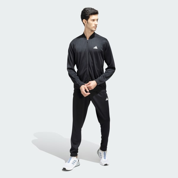 Black Plain AEROREADY Track Suit