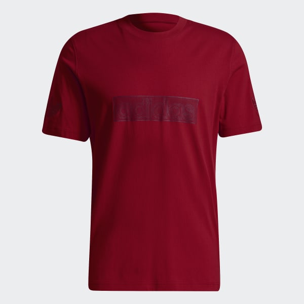 Rot adidas SPRT Logo T-Shirt IZP94