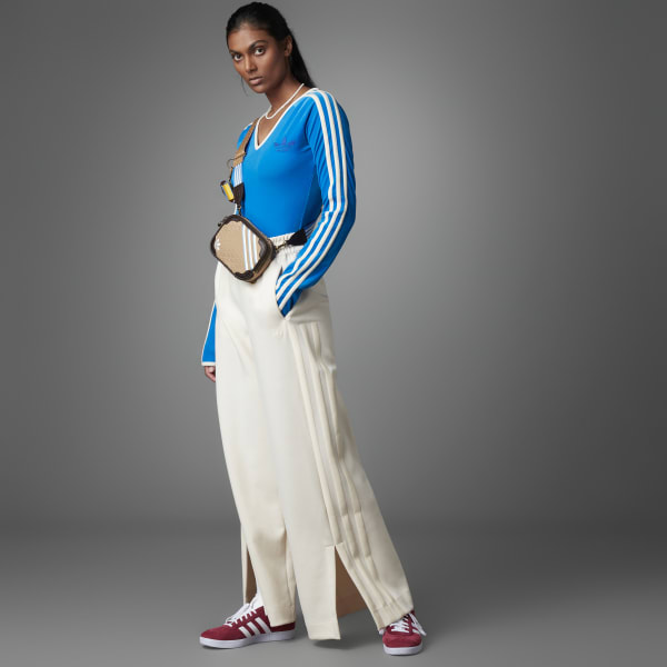 adidas Adicolor 70s Long Sleeve Bodysuit - Blue | adidas