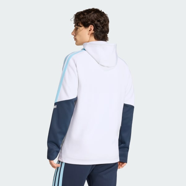Blanco Buzo con capucha Selección Argentina 26 Tiro Pro
