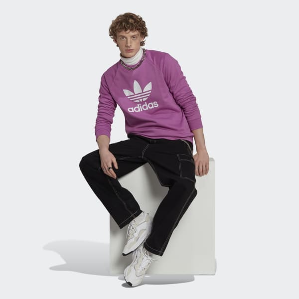 paars Adicolor Classics Trefoil Sweatshirt IZO89