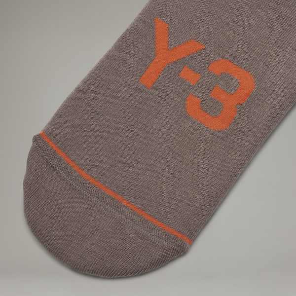 Brown Y-3 Low Tennis Socks