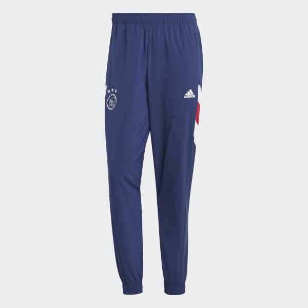 Blue Ajax Amsterdam Icon Woven Tracksuit Bottoms
