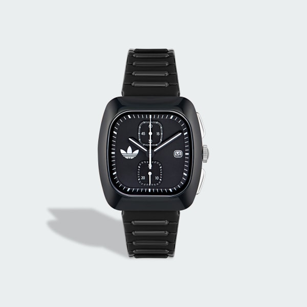 cerná Hodinky Retro Wave Two Chrono