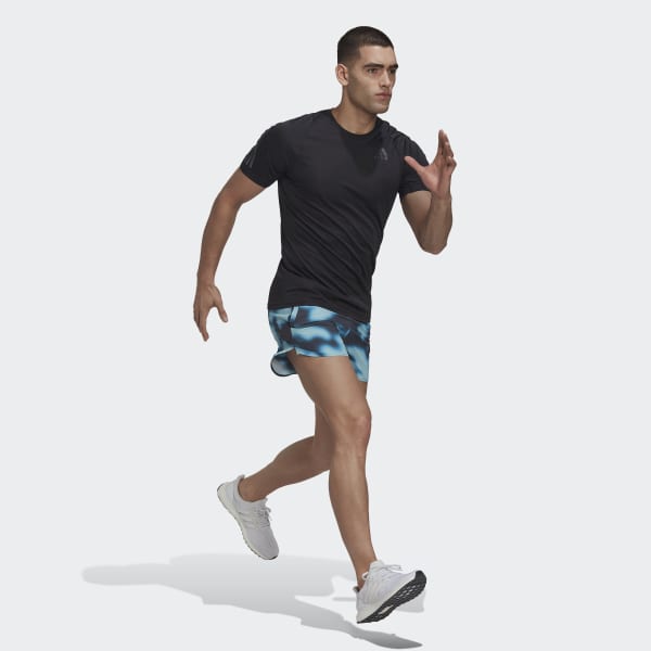 Mehrfarbig Run Icons Logo Graphic AOP Shorts