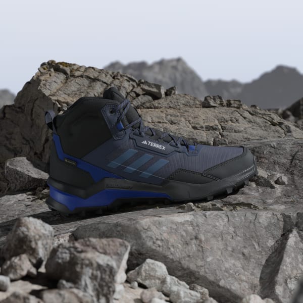 Blau TERREX AX4 Mid GORE-TEX Wanderschuh