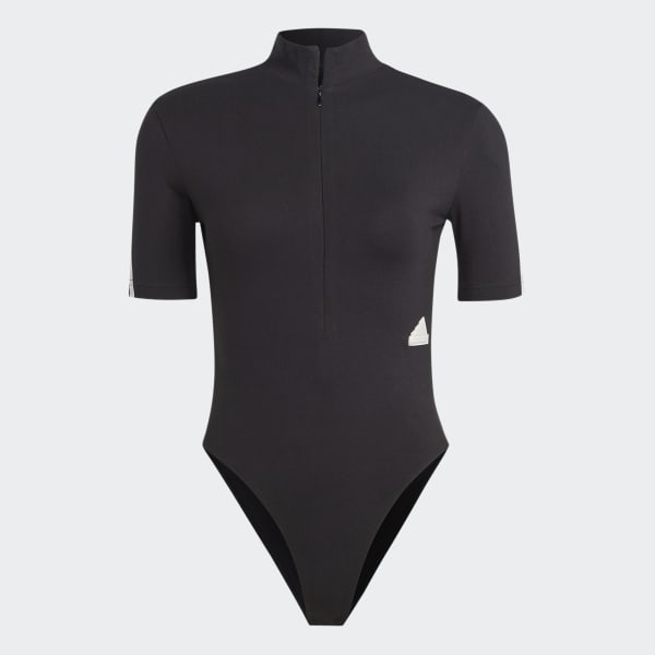 Black Future Icons 3-Stripes Bodysuit
