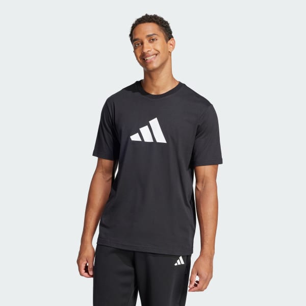 Black Future Icons 3 Bar Logo Tee