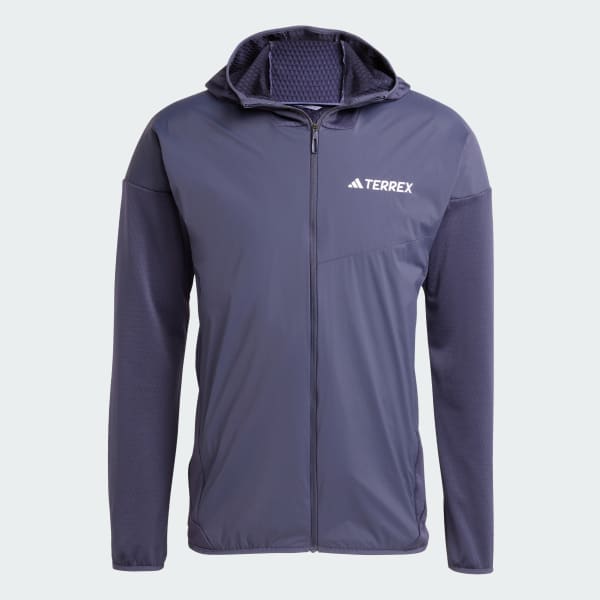 Blu Giacca con cappuccio Terrex Xperior Climawarm+ Wind Light Fleece