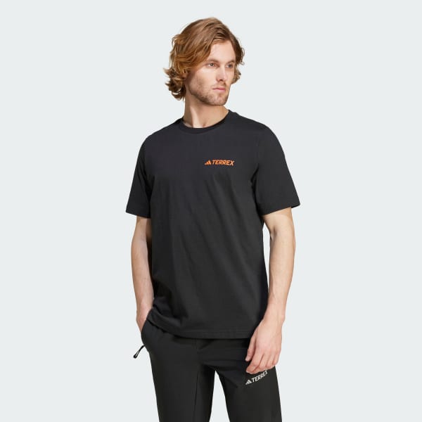 Negro Polo Estampado Terrex