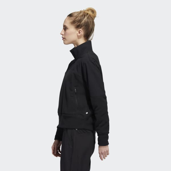 cerná Bunda 1/4-Zip Fleece VW474