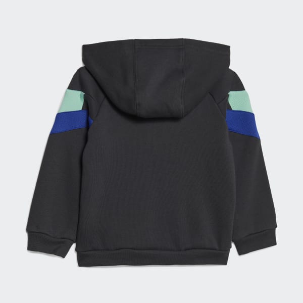 Szary adidas Rekive Hoodie Set