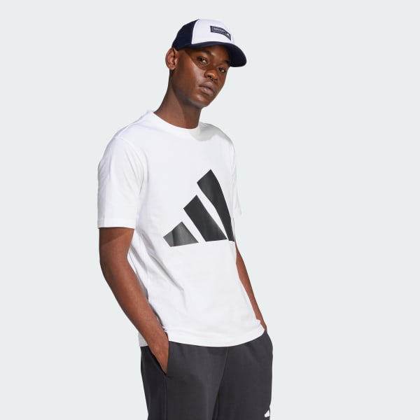 White Essentials Big Logo Tee