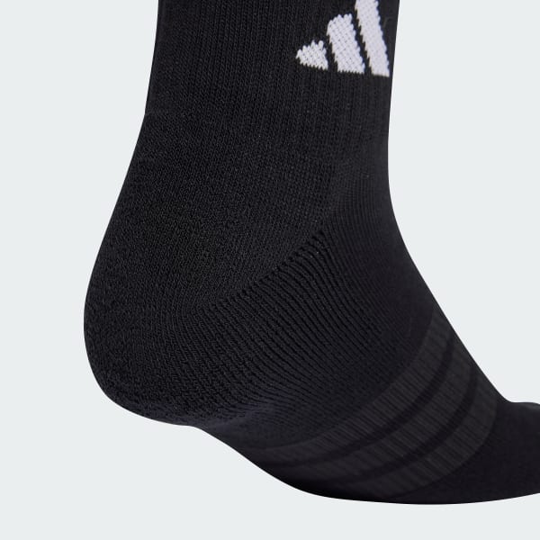 cerná PONOŽKY CUSHIONED SPORTSWEAR ANKLE SOCKS – 3 PÁRY