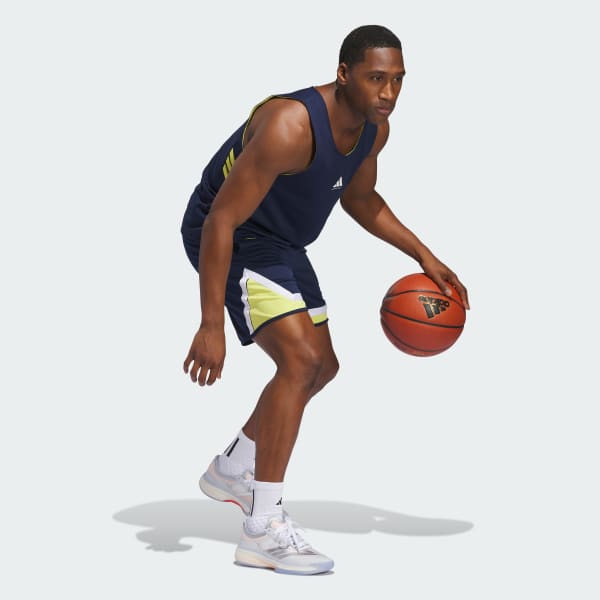 Blue adidas Pro Block Shorts