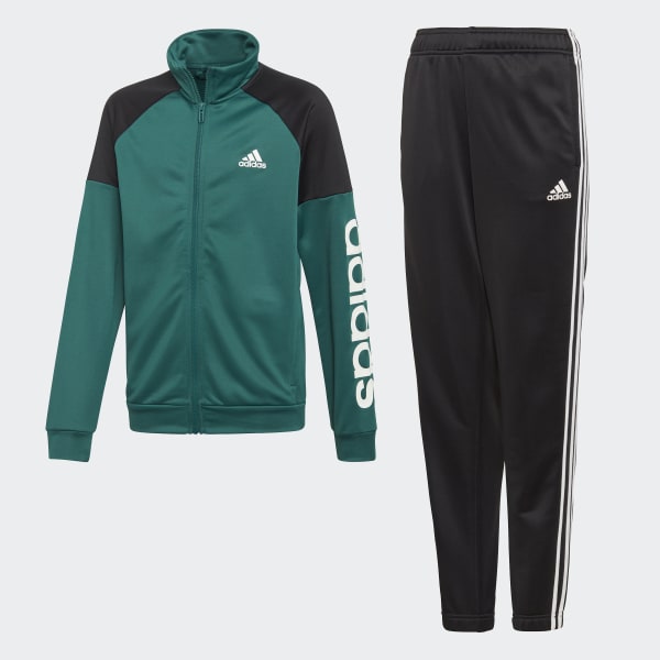 adidas Linear Track Suit - Green | adidas UK
