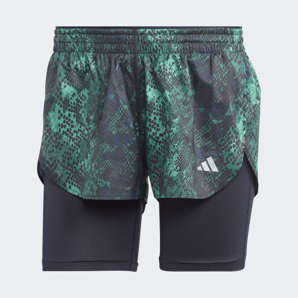 Schwarz Run Fast 2-in-1 Shorts