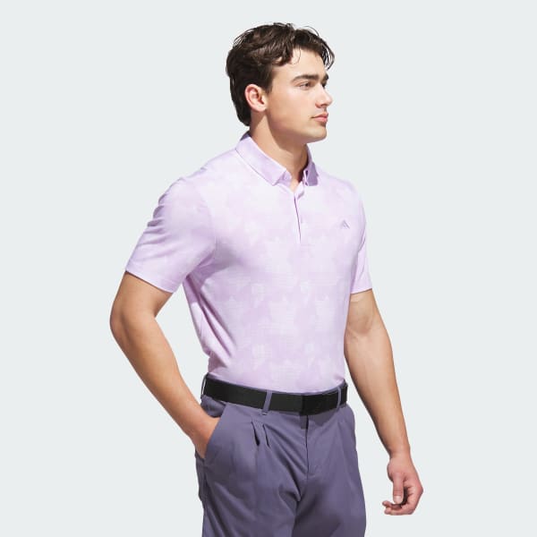 Purple Go-To Printed Polo Shirt