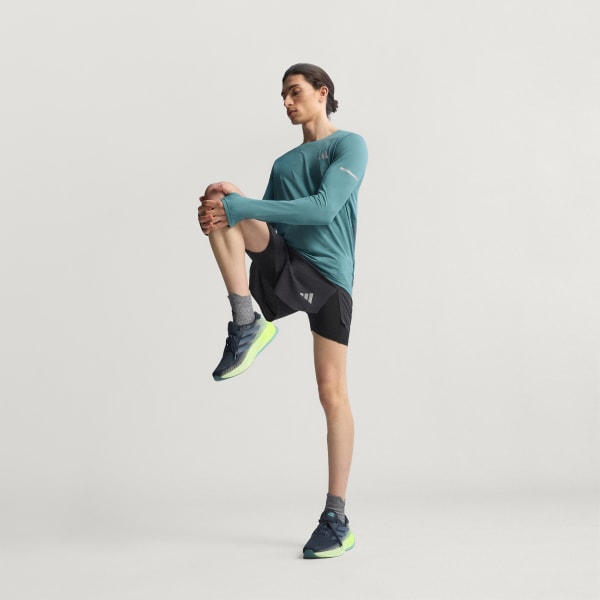 adidas Adi365 Running CLIMACOOL+ 2-In-1 Shorts - Black