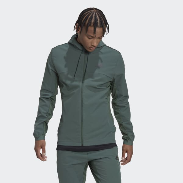 zelená Mikina COLD.RDY Training Full-Zip TC200