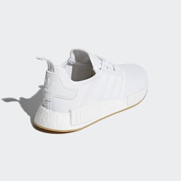 adidas women's white nmd r1 sneakers